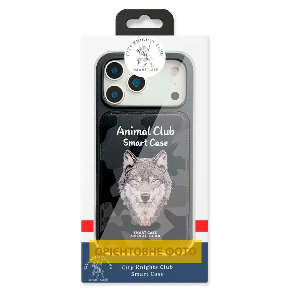 Чохол (накладка) Apple iPhone 16 Pro Max, Animal Club, Royal Blue, Синій - № 2 Чохол (накладка) Apple iPhone 16 Pro Max, Animal Club, Royal Blue, Синій - № 2