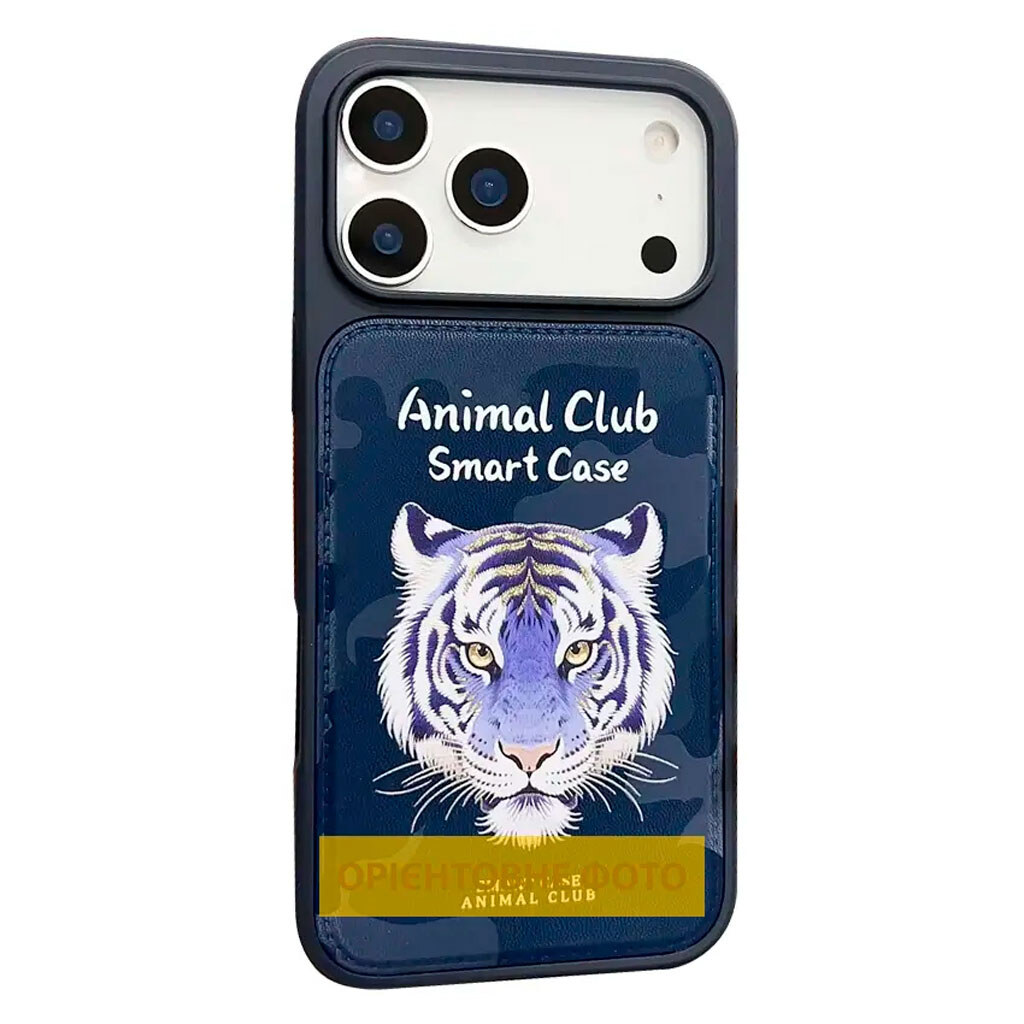 Чохол (накладка) Apple iPhone 17, Animal Club, Royal Blue, Синій - № 1 Чохол (накладка) Apple iPhone 17, Animal Club, Royal Blue, Синій - № 1