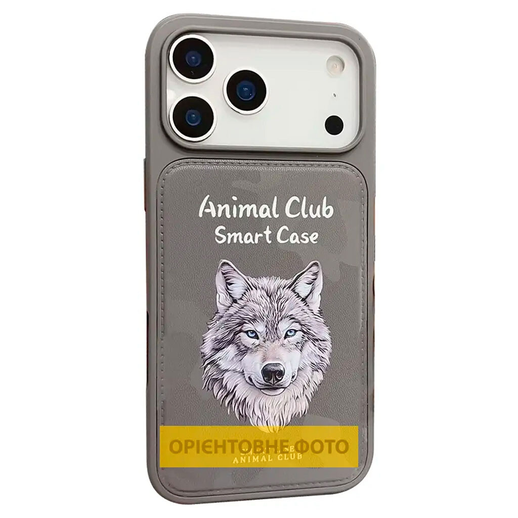 Чохол (накладка) Apple iPhone 17, Animal Club, Titanium Gray, Сірий - № 1 Чохол (накладка) Apple iPhone 17, Animal Club, Titanium Gray, Сірий - № 1