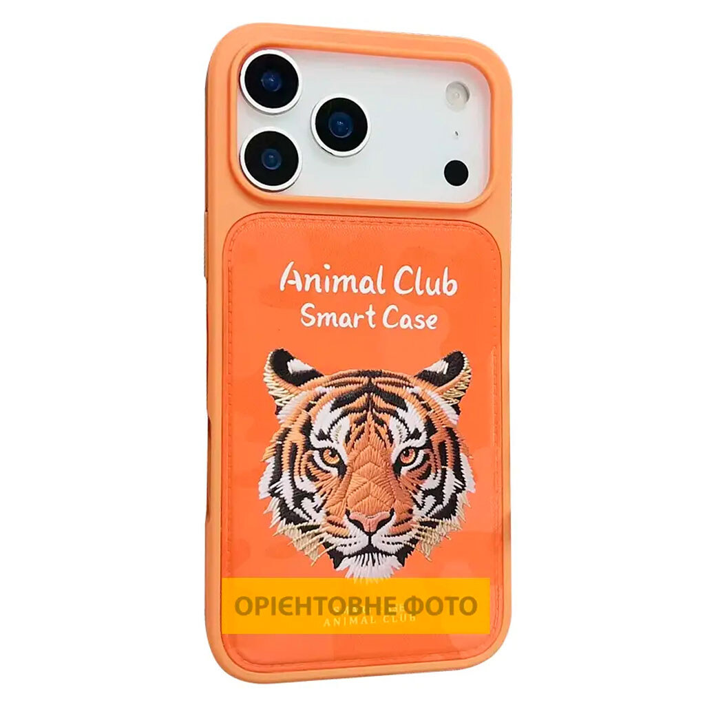 Чохол (накладка) Apple iPhone 17 Pro, Animal Club, Hermes Orange, Помаранчевий - № 1 Чохол (накладка) Apple iPhone 17 Pro, Animal Club, Hermes Orange, Помаранчевий - № 1