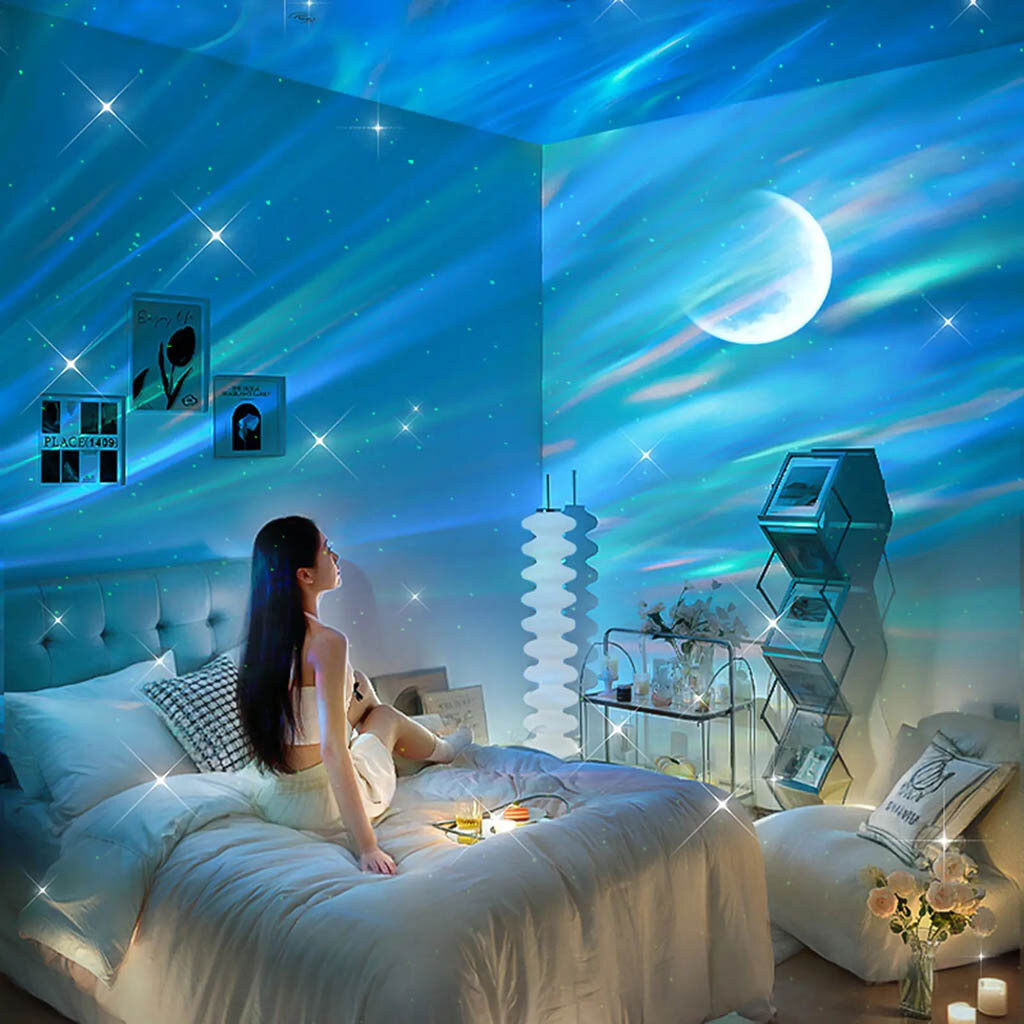 Нічник Galaxy Moon E24, Білий - № 3 Нічник Galaxy Moon E24, Білий - № 3