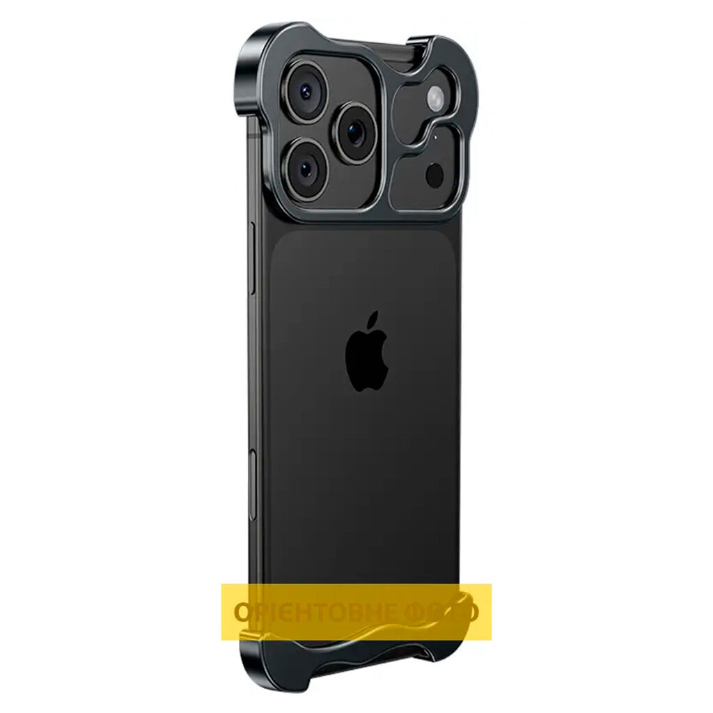 Чехол (накладка) Apple iPhone 17 Air, Minimalist Metal, Черный - № 1 Чехол (накладка) Apple iPhone 17 Air, Minimalist Metal, Черный - № 1