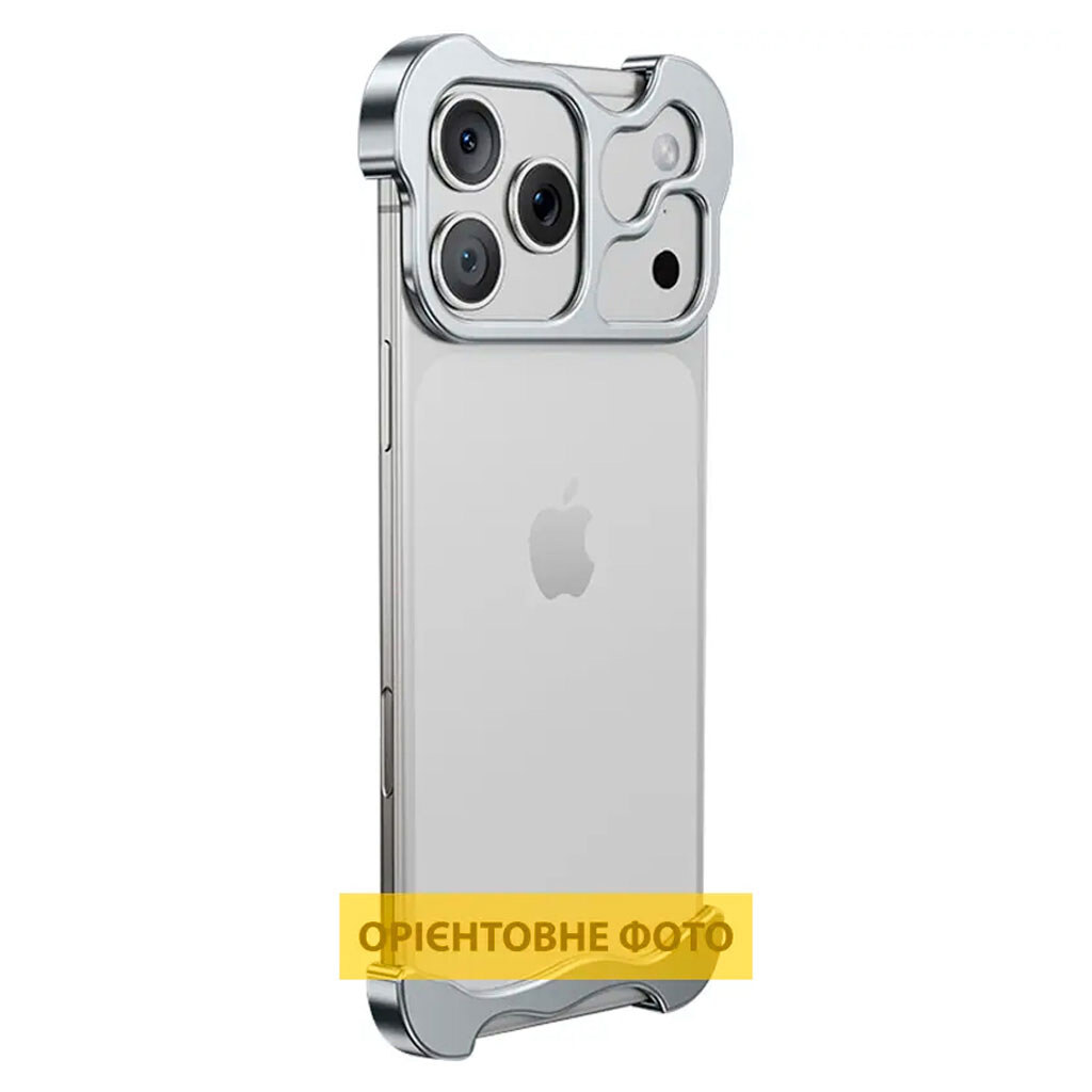 Чохол (накладка) Apple iPhone 17 Air, Minimalist Metal, Срібний - № 1 Чохол (накладка) Apple iPhone 17 Air, Minimalist Metal, Срібний - № 1