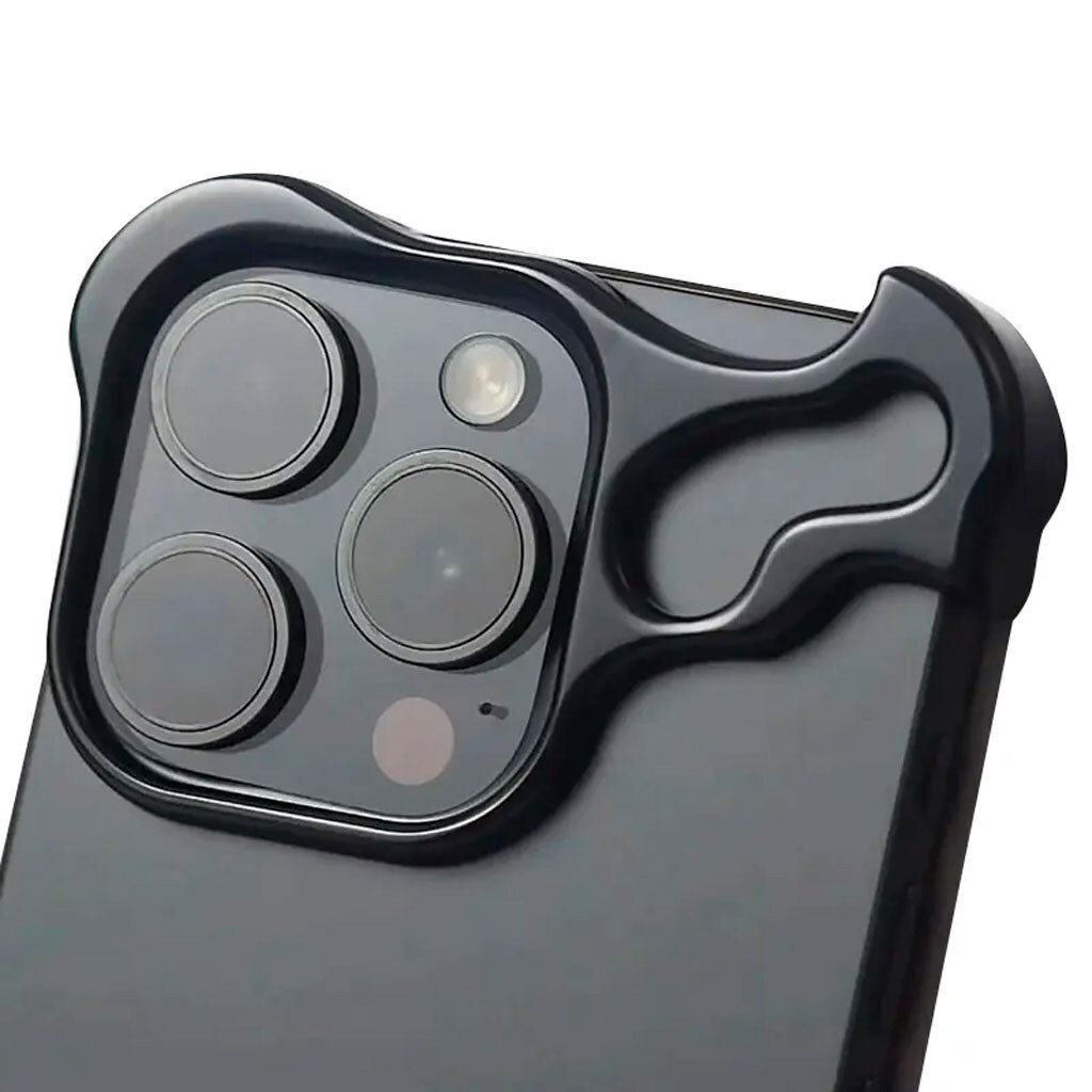 Чохол (накладка) Apple iPhone 17 Pro, Minimalist Metal, Чорний - № 2 Чохол (накладка) Apple iPhone 17 Pro, Minimalist Metal, Чорний - № 2