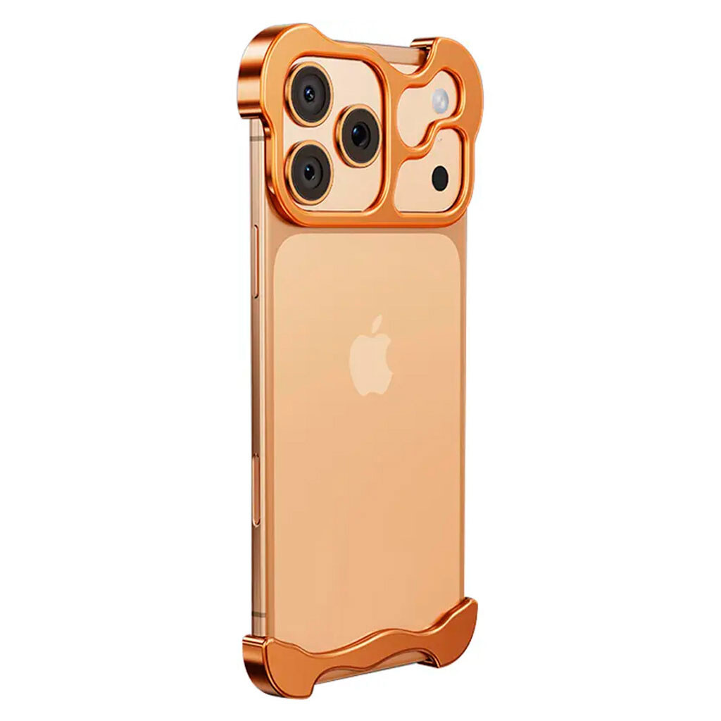 Чехол (накладка) Apple iPhone 17 Pro, Minimalist Metal, Cooper, Оранжевый - № 1 Чехол (накладка) Apple iPhone 17 Pro, Minimalist Metal, Cooper, Оранжевый - № 1