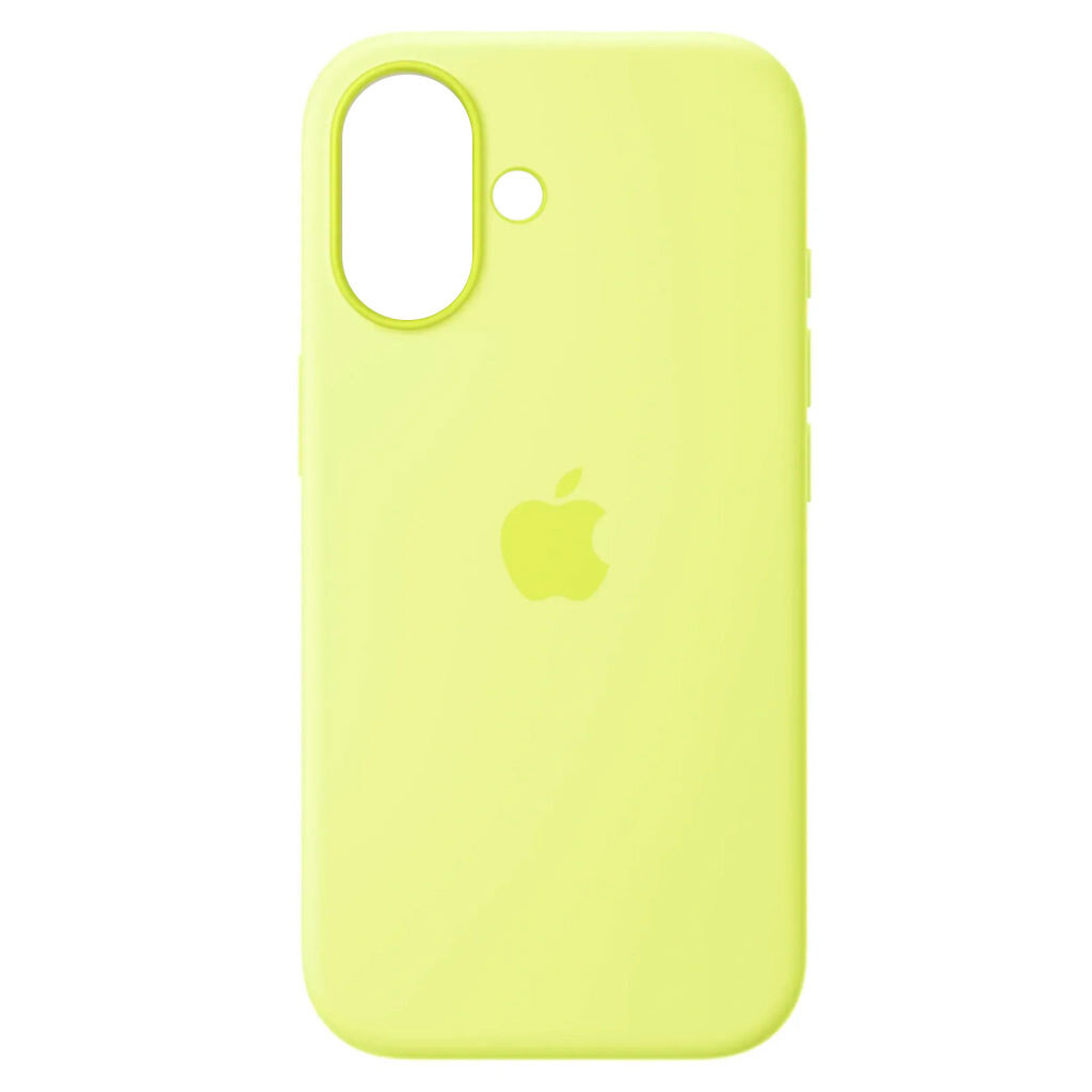 Чехол (накладка) Apple iPhone 17, Original Silicon Case, MagSafe, Neon Yellow, Желтый - № 1 Чехол (накладка) Apple iPhone 17, Original Silicon Case, MagSafe, Neon Yellow, Желтый - № 1