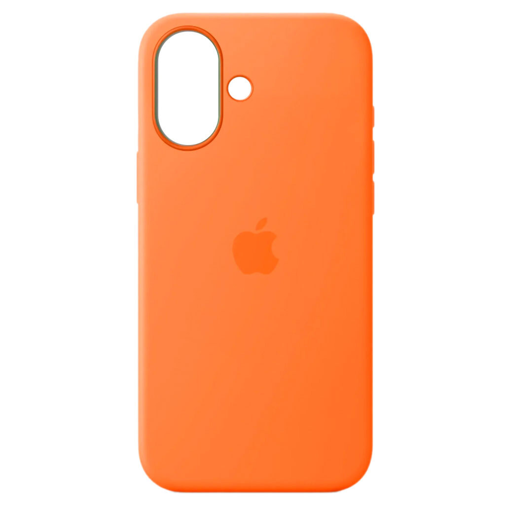 Чохол (накладка) Apple iPhone 17, Original Silicon Case, MagSafe, Помаранчевий - № 1 Чохол (накладка) Apple iPhone 17, Original Silicon Case, MagSafe, Помаранчевий - № 1