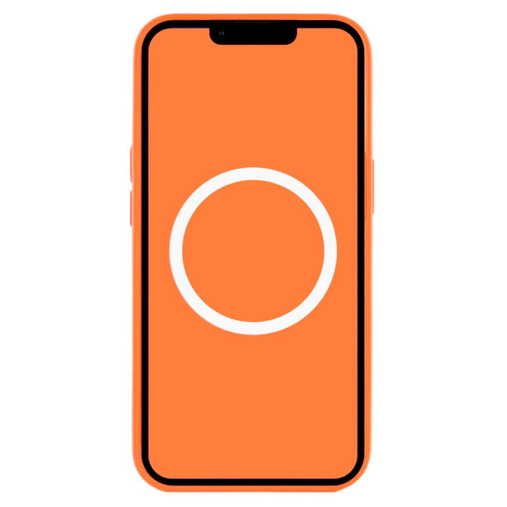 Чохол (накладка) Apple iPhone 17, Original Silicon Case, MagSafe, Помаранчевий - № 2 Чохол (накладка) Apple iPhone 17, Original Silicon Case, MagSafe, Помаранчевий - № 2
