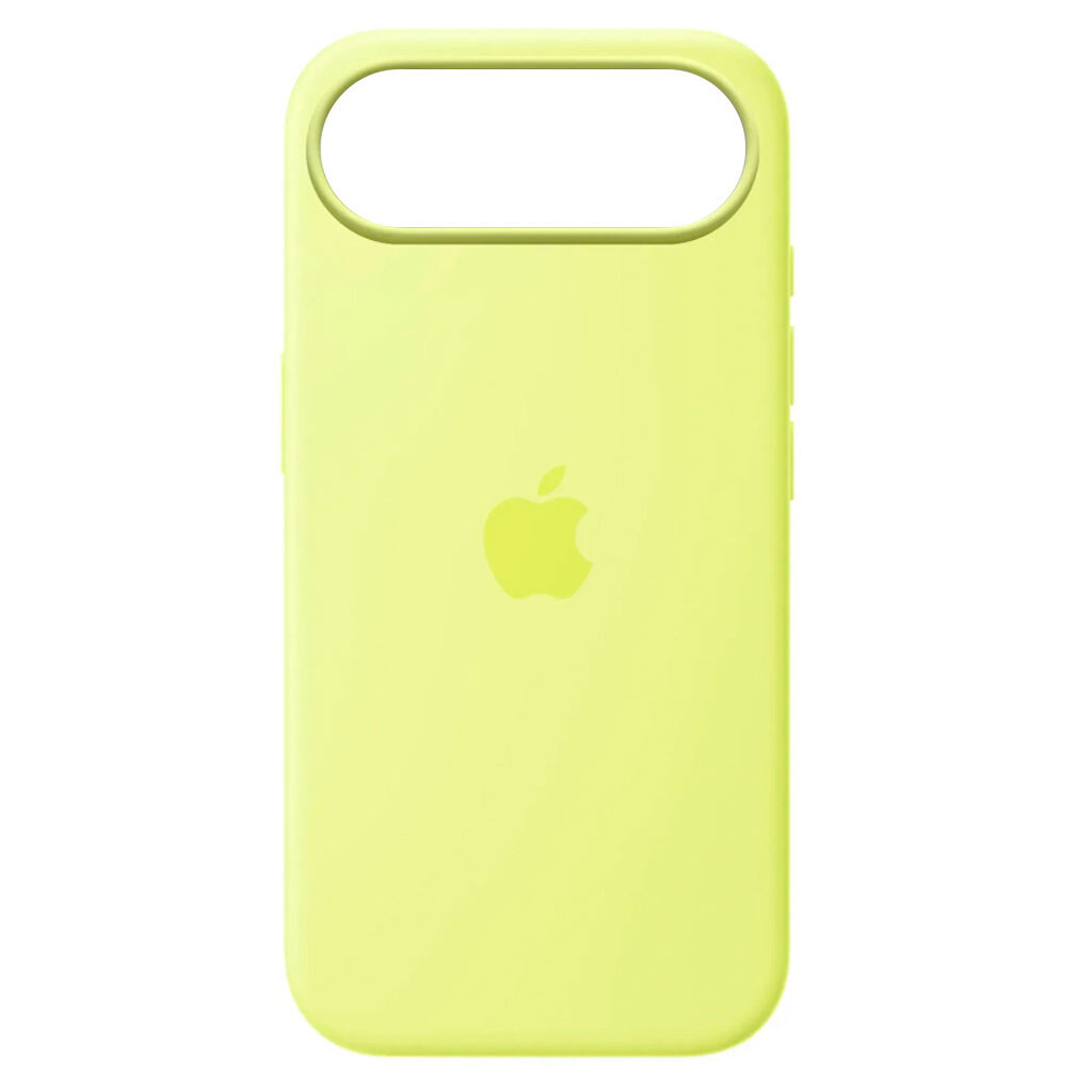 Чохол (накладка) Apple iPhone 17 Air, Original Silicon Case, Neon Yellow, MagSafe, Жовтий - № 1 Чохол (накладка) Apple iPhone 17 Air, Original Silicon Case, Neon Yellow, MagSafe, Жовтий - № 1