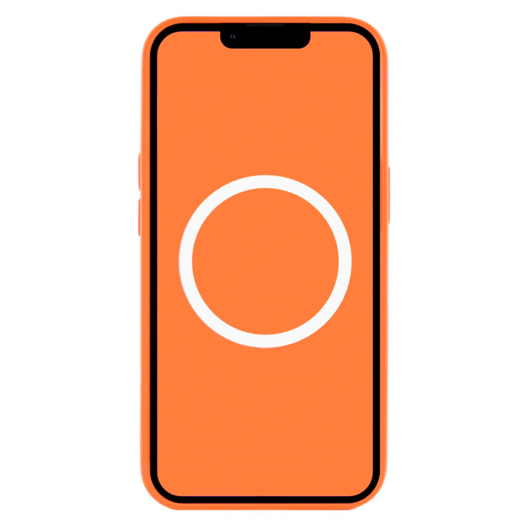 Чохол (накладка) Apple iPhone 17 Air, Original Silicon Case, MagSafe, Помаранчевий - № 2 Чохол (накладка) Apple iPhone 17 Air, Original Silicon Case, MagSafe, Помаранчевий - № 2