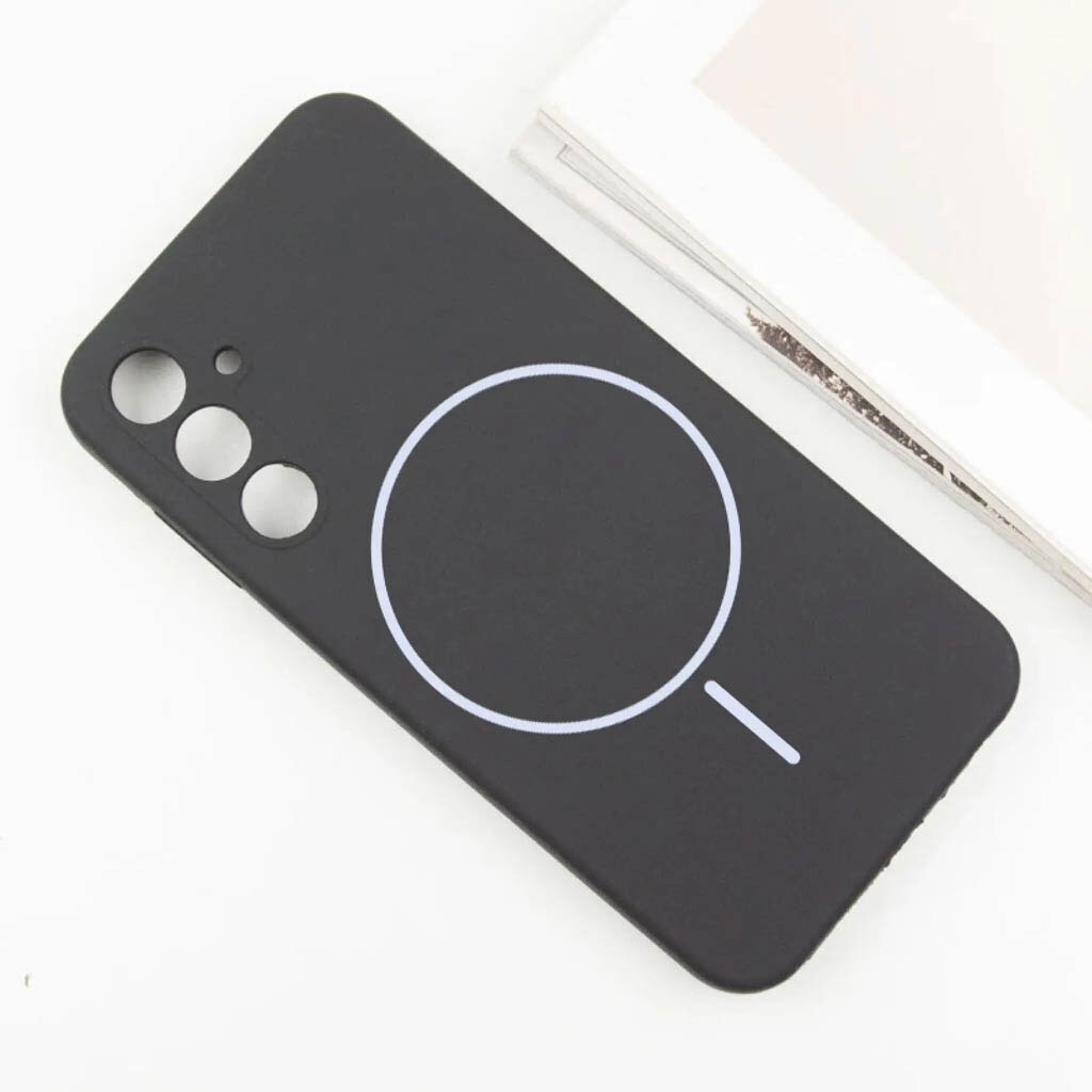 Чохол (накладка) Samsung Galaxy S25 FE, Air Beats, MagSafe, Чорний - № 4 Чохол (накладка) Samsung Galaxy S25 FE, Air Beats, MagSafe, Чорний - № 4
