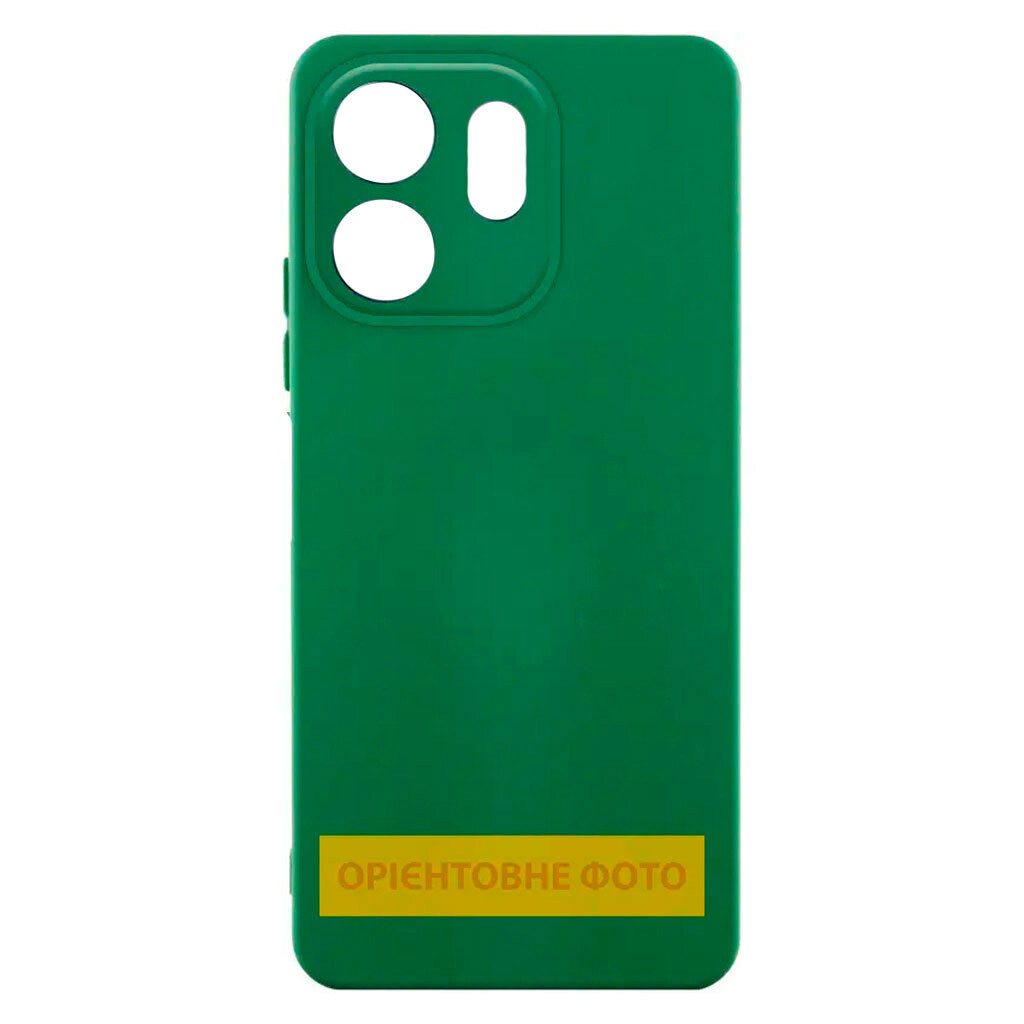 Чохол (накладка) Motorola G55, GETMAN Liquid Silk, Dark Green, Зелений - № 1 Чохол (накладка) Motorola G55, GETMAN Liquid Silk, Dark Green, Зелений - № 1