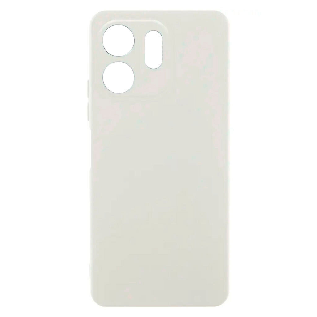 Чехол (накладка) Motorola Moto G86 5G, GETMAN Liquid Silk, Белый - № 1 Чехол (накладка) Motorola Moto G86 5G, GETMAN Liquid Silk, Белый - № 1