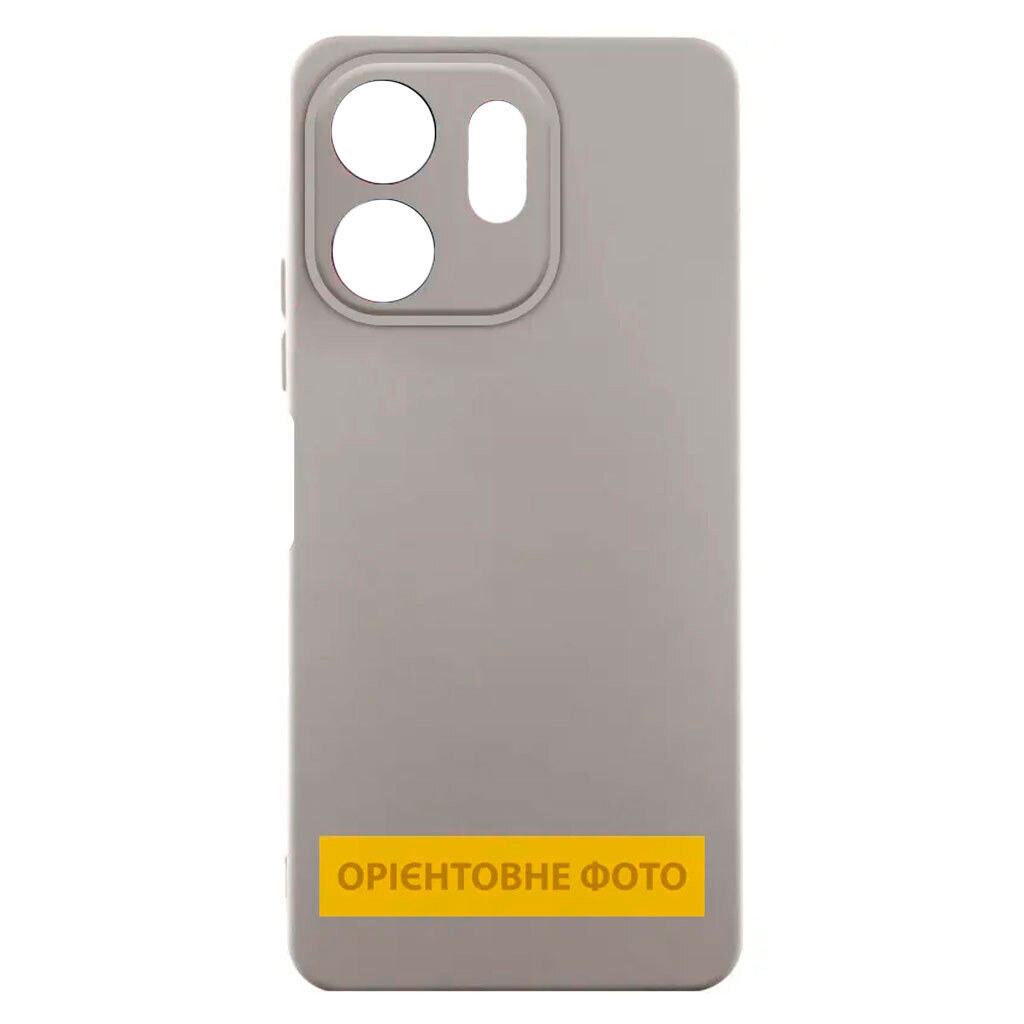 Чехол (накладка) Motorola Moto G86 5G, GETMAN Liquid Silk, Серый - № 1 Чехол (накладка) Motorola Moto G86 5G, GETMAN Liquid Silk, Серый - № 1