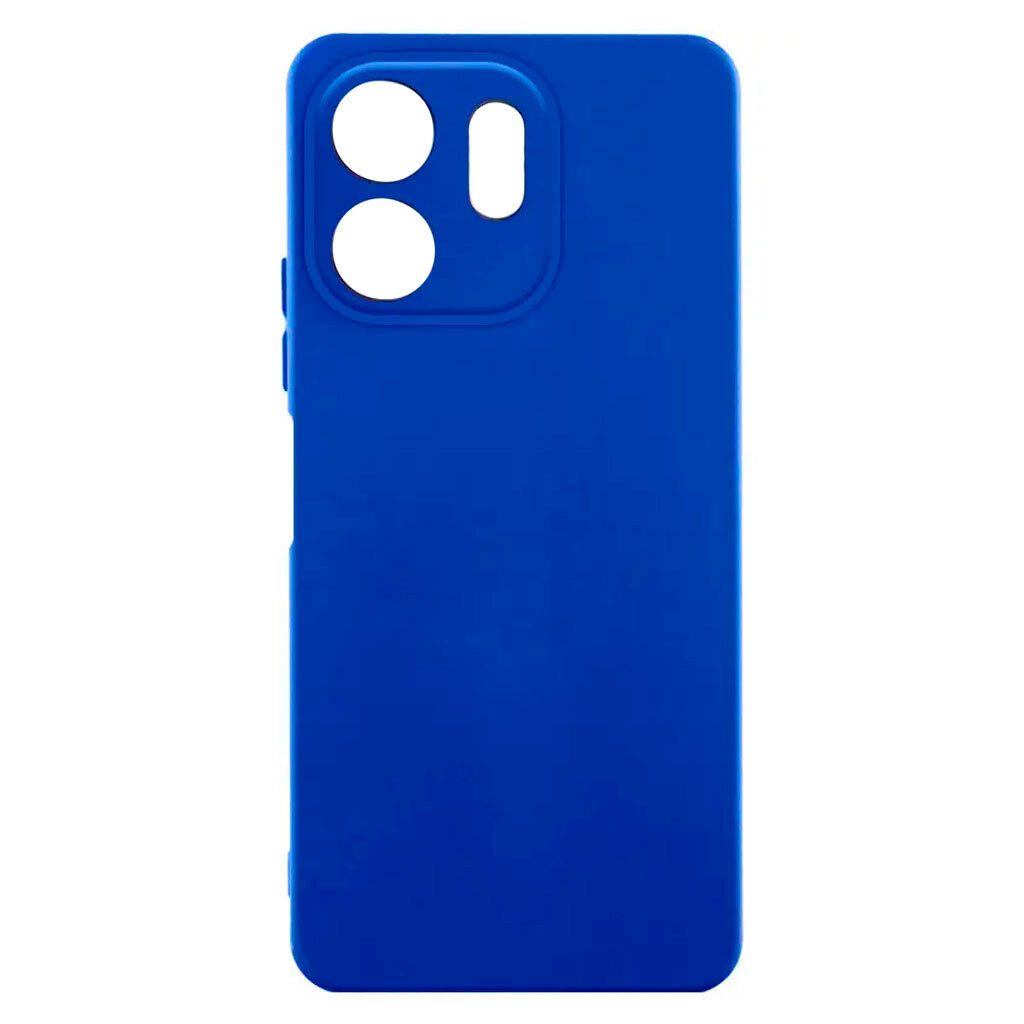 Чехол (накладка) Motorola Moto G86 5G, GETMAN Liquid Silk, Deep Navy, Синий - № 1 Чехол (накладка) Motorola Moto G86 5G, GETMAN Liquid Silk, Deep Navy, Синий - № 1