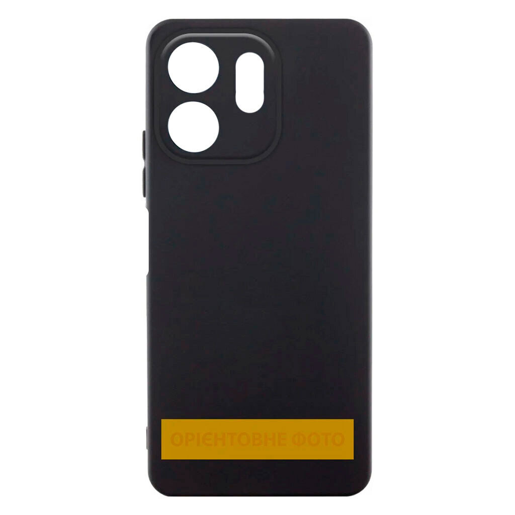 Чехол (накладка) Motorola Moto G86 5G, GETMAN Liquid Silk, Черный - № 1 Чехол (накладка) Motorola Moto G86 5G, GETMAN Liquid Silk, Черный - № 1