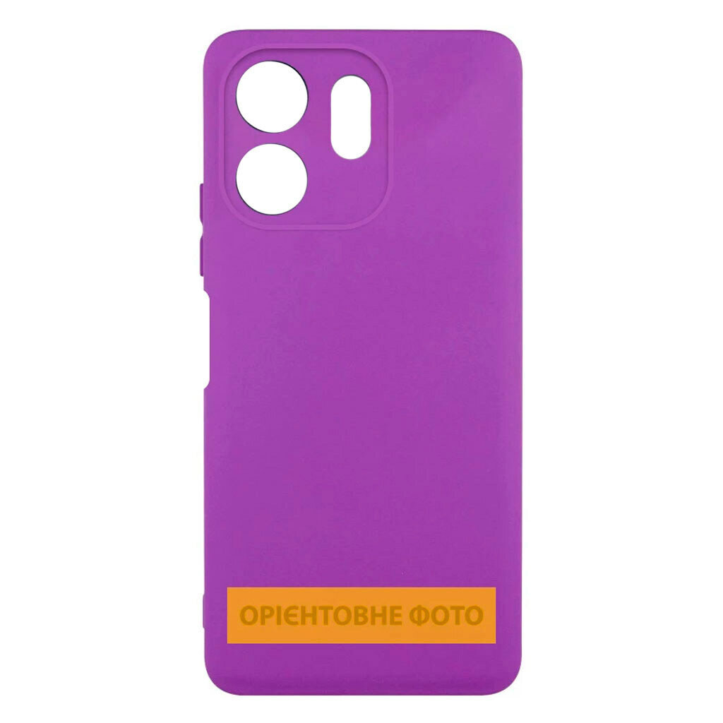 Чехол (накладка) Tecno Spark Go 1, GETMAN Liquid Silk, Фиолетовый - № 1 Чехол (накладка) Tecno Spark Go 1, GETMAN Liquid Silk, Фиолетовый - № 1
