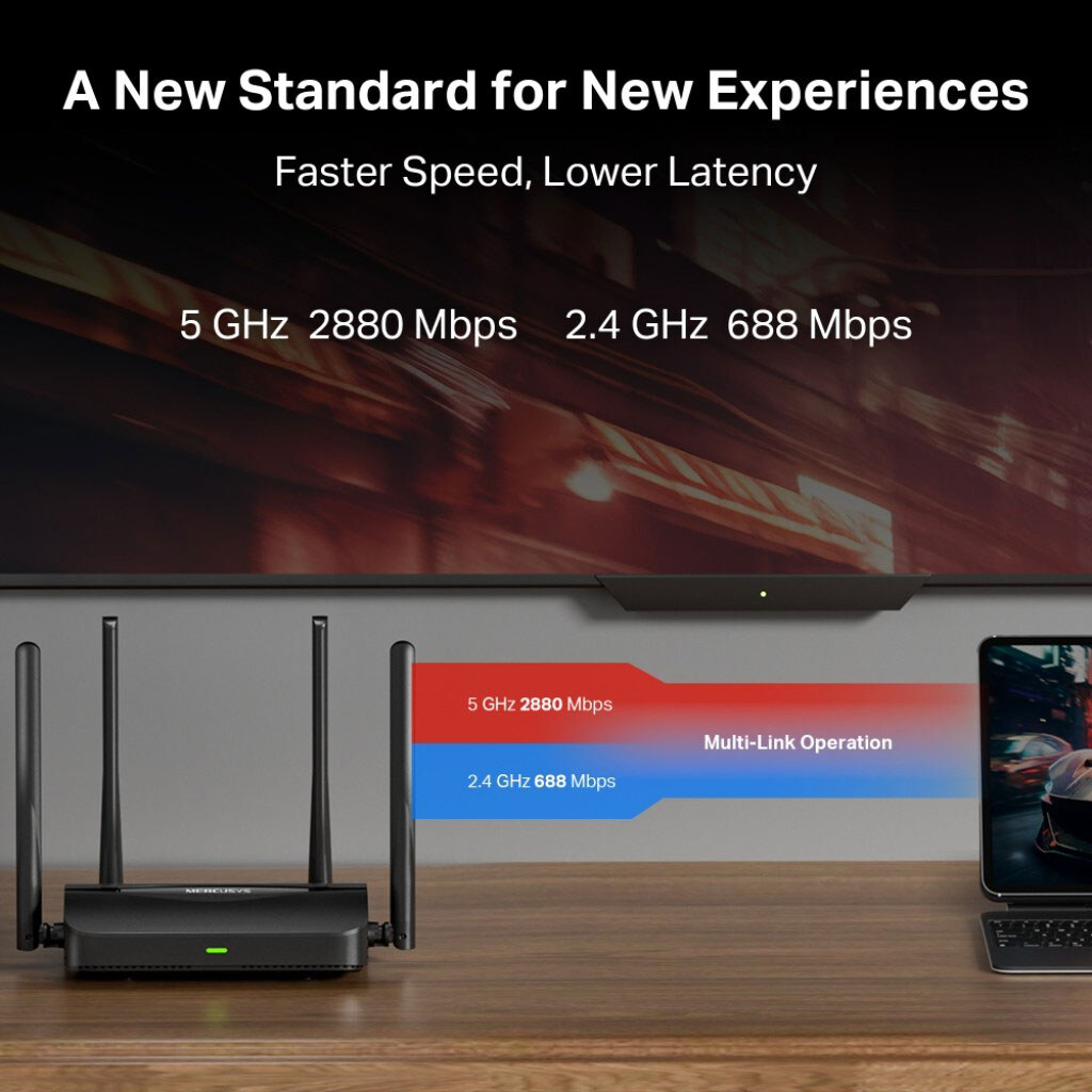 Беспроводной маршрутизатор Mercusys MR25BE, Черный - № 4 Беспроводной маршрутизатор Mercusys MR25BE, Черный - № 4