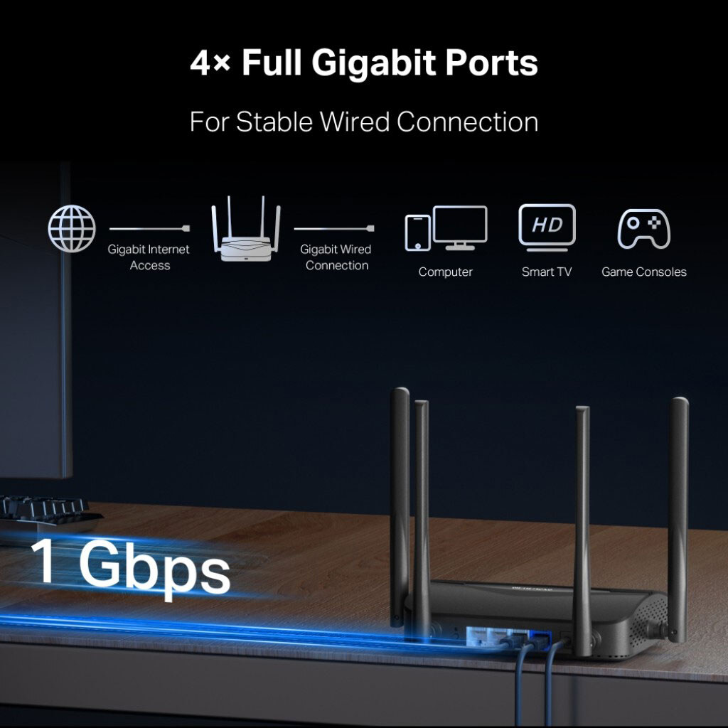 Беспроводной маршрутизатор Mercusys MR25BE, Черный - № 6 Беспроводной маршрутизатор Mercusys MR25BE, Черный - № 6