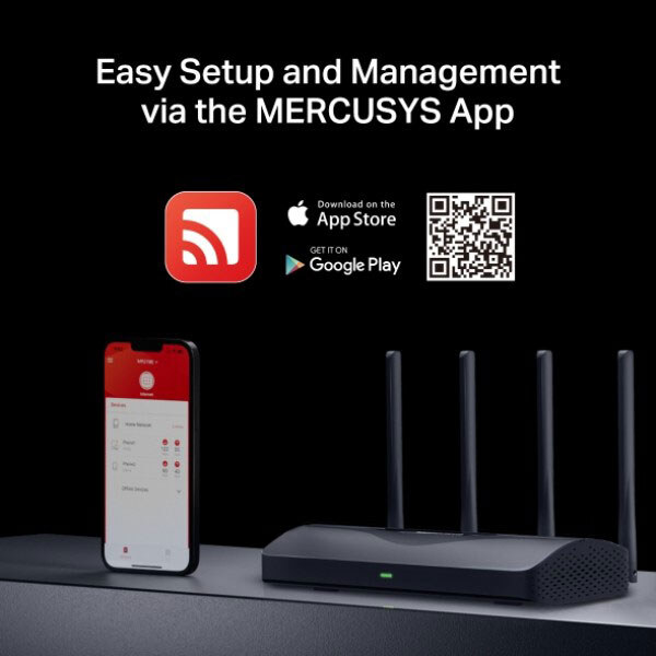 Беспроводной маршрутизатор Mercusys MR27BE, Черный - № 10 Беспроводной маршрутизатор Mercusys MR27BE, Черный - № 10