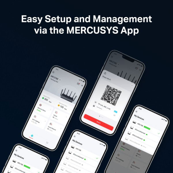 Беспроводной маршрутизатор Mercusys MR37BE, Черный - № 9 Беспроводной маршрутизатор Mercusys MR37BE, Черный - № 9