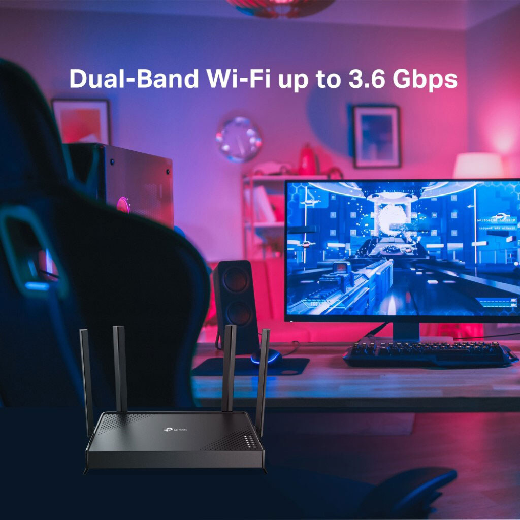 Беспроводной маршрутизатор TP-Link Archer BE220, Черный - № 5 Беспроводной маршрутизатор TP-Link Archer BE220, Черный - № 5