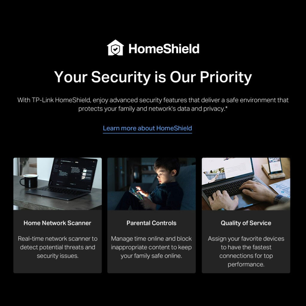 Беспроводной маршрутизатор TP-Link Archer BE220, Черный - № 8 Беспроводной маршрутизатор TP-Link Archer BE220, Черный - № 8