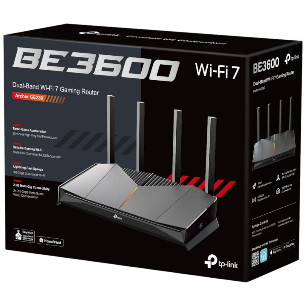 Беспроводной маршрутизатор TP-Link Archer GE230, Черный - № 10 Беспроводной маршрутизатор TP-Link Archer GE230, Черный - № 10