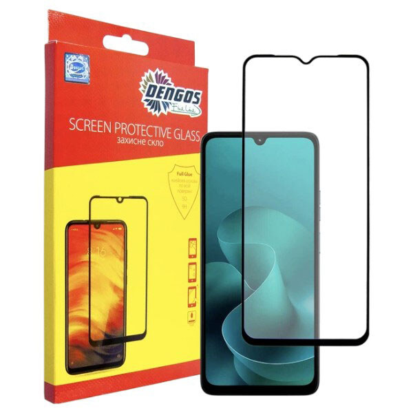 Защитное стекло Motorola XT2535 Moto G06, Dengos, Черный - № 1 Защитное стекло Motorola XT2535 Moto G06, Dengos, Черный - № 1