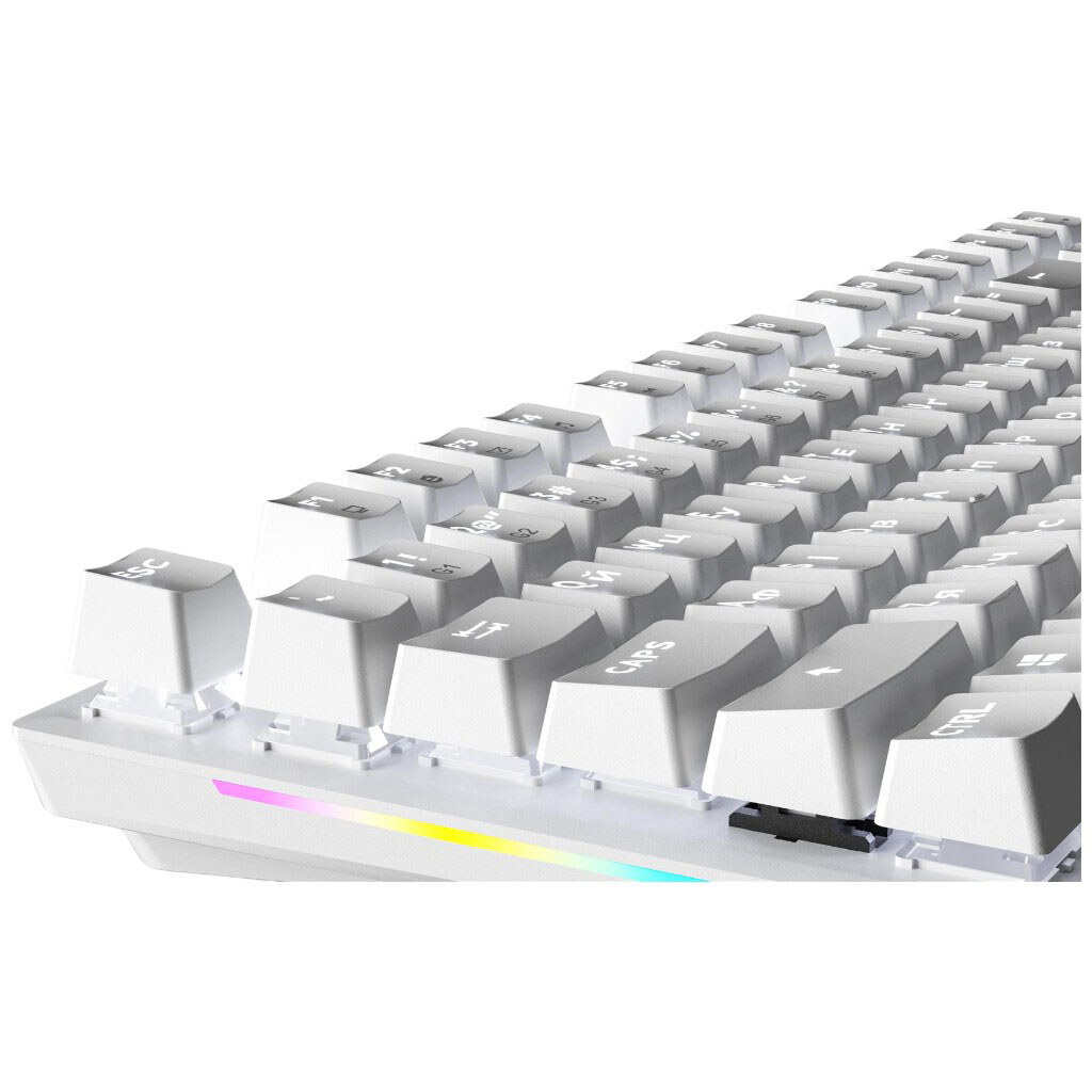 Клавіатура GamePro Genesis Joker MK124W Outemu, Білий - № 6 Клавіатура GamePro Genesis Joker MK124W Outemu, Білий - № 6