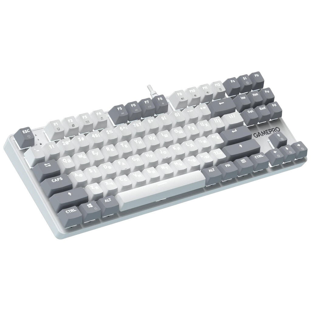 Клавиатура GamePro Genesis Metallic MK110W Outemu, Белый - № 3 Клавиатура GamePro Genesis Metallic MK110W Outemu, Белый - № 3