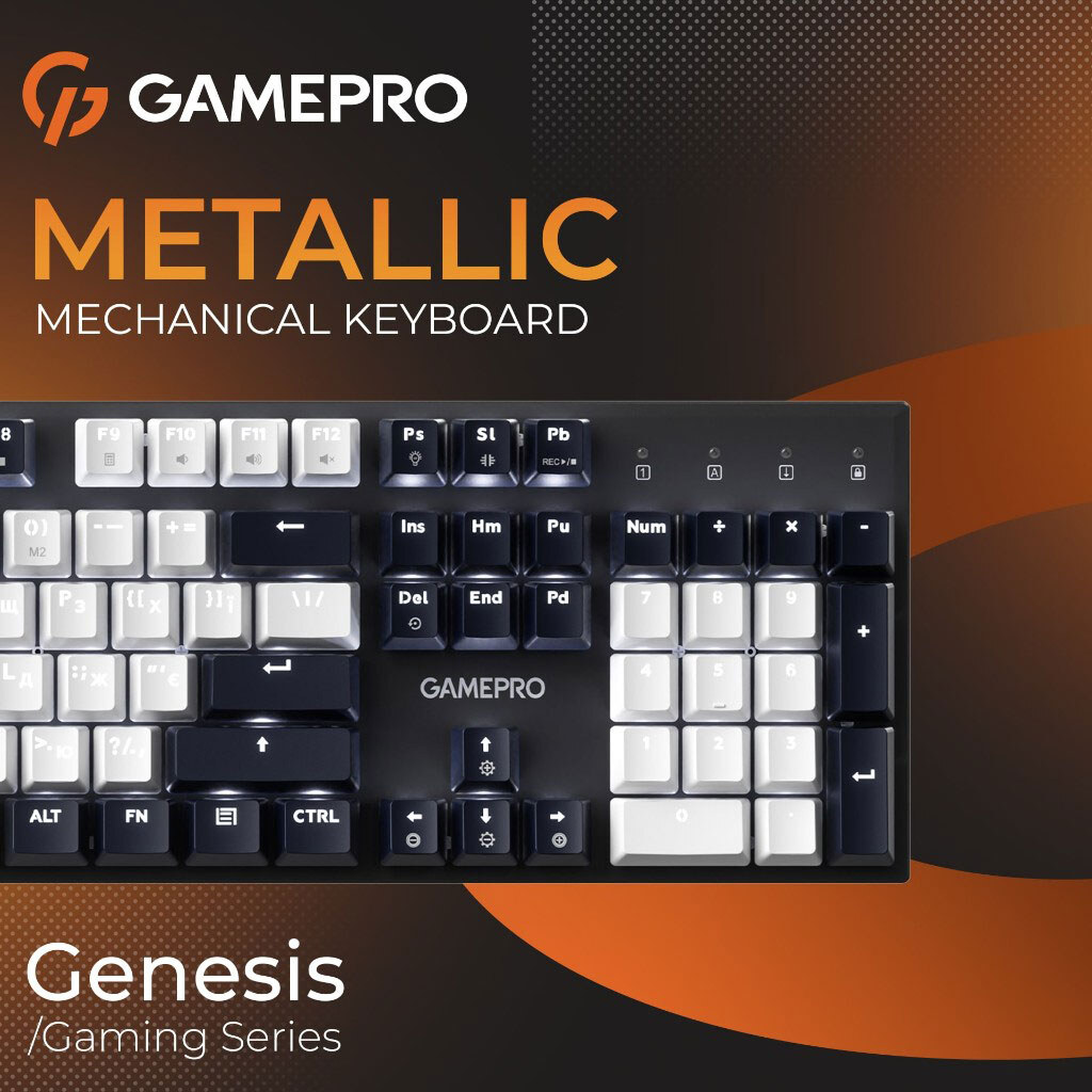 Клавиатура GamePro Genesis Metallic MK144B Outemu, Черный - № 4 Клавиатура GamePro Genesis Metallic MK144B Outemu, Черный - № 4