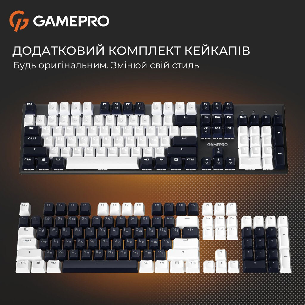 Клавиатура GamePro Genesis Metallic MK144B Outemu, Черный - № 15 Клавиатура GamePro Genesis Metallic MK144B Outemu, Черный - № 15