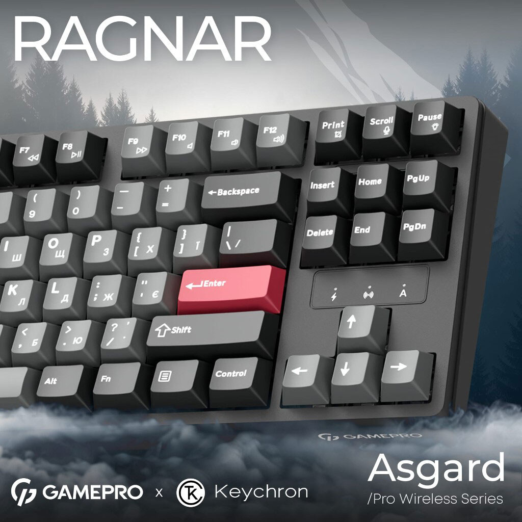 Клавиатура GamePro Asgard Ragnar Keychron Super, Черный - № 5 Клавиатура GamePro Asgard Ragnar Keychron Super, Черный - № 5