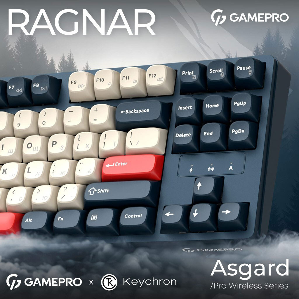 Клавиатура GamePro Asgard Ragnar Keychron Super, Синий - № 5 Клавиатура GamePro Asgard Ragnar Keychron Super, Синий - № 5