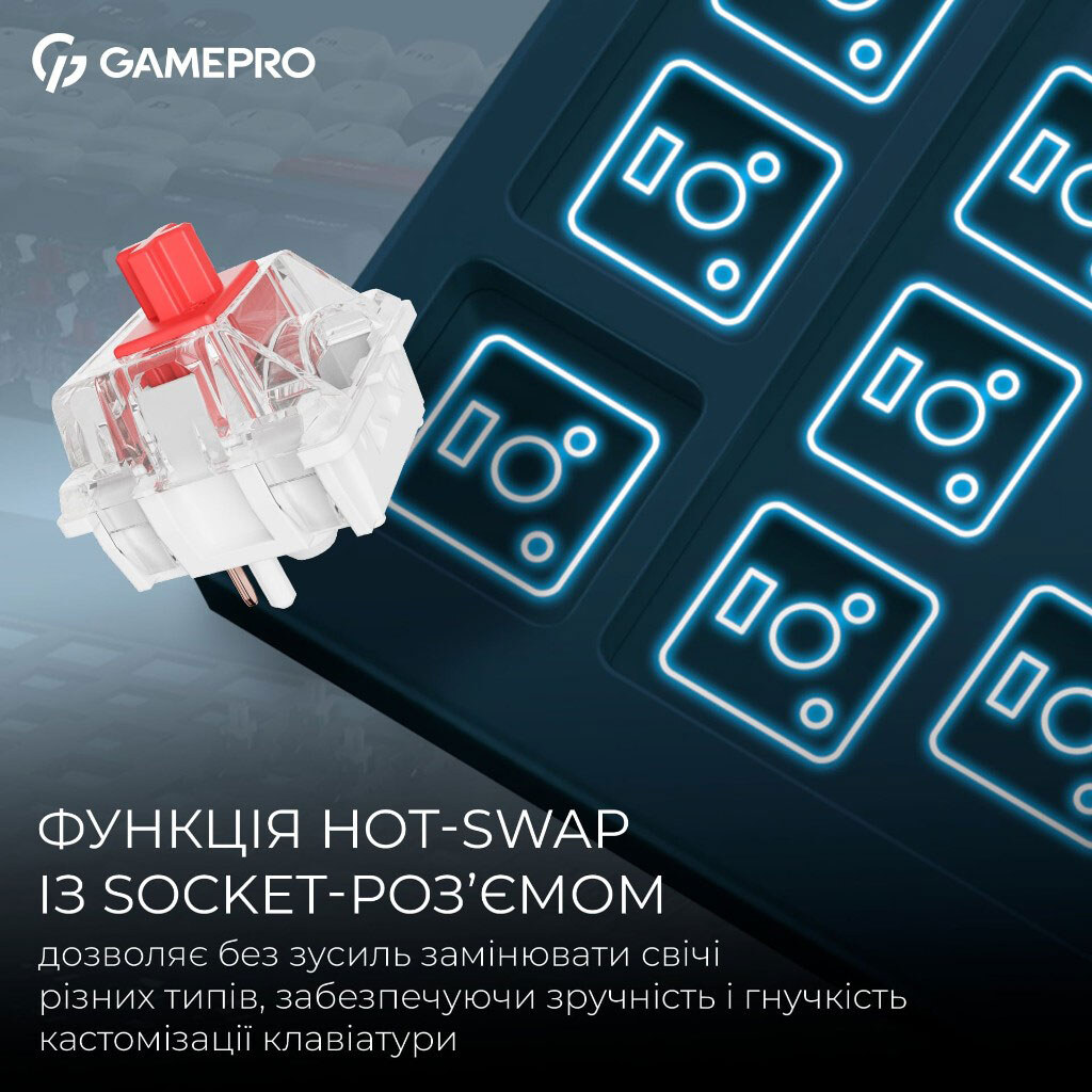 Клавиатура GamePro Asgard Ragnar Keychron Super, Синий - № 9 Клавиатура GamePro Asgard Ragnar Keychron Super, Синий - № 9