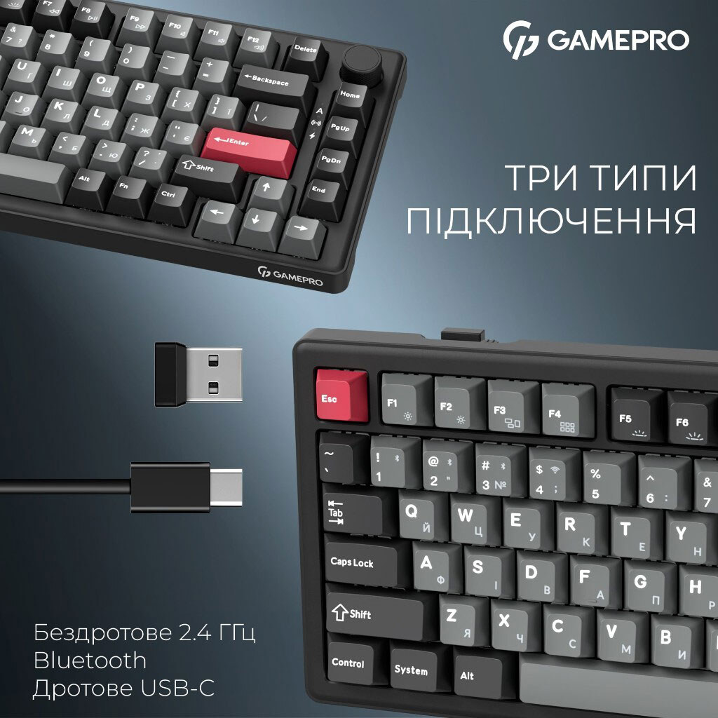 Клавиатура GamePro Asgard Yord Keychron Super, Черный - № 7 Клавиатура GamePro Asgard Yord Keychron Super, Черный - № 7