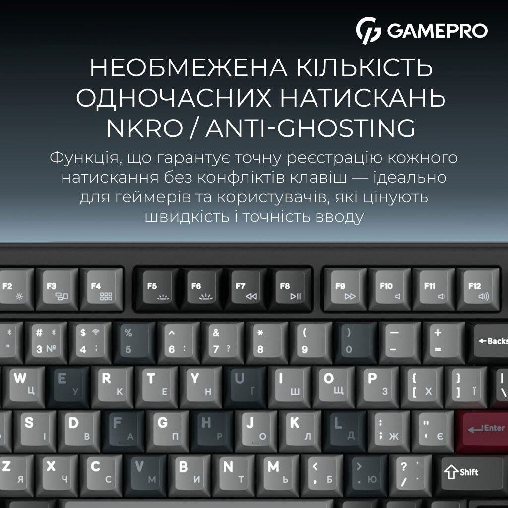 Клавиатура GamePro Asgard Yord Keychron Super, Черный - № 17 Клавиатура GamePro Asgard Yord Keychron Super, Черный - № 17