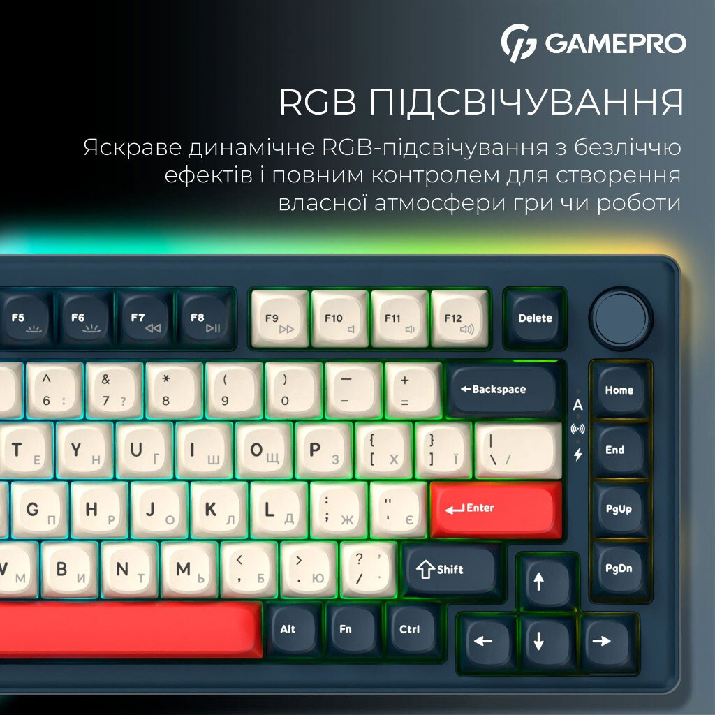 Клавіатура GamePro Asgard Yord Keychron Super, Синій - № 16 Клавіатура GamePro Asgard Yord Keychron Super, Синій - № 16