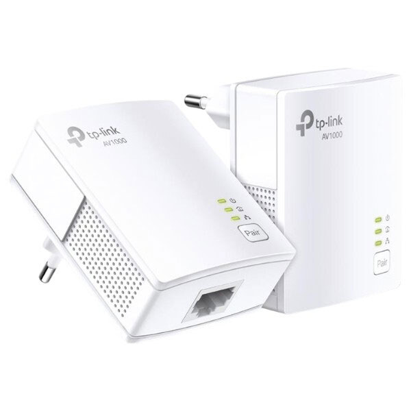 Комплект адаптеров Powerline TP-Link TL-PA7017 KIT, Белый - № 1 Комплект адаптеров Powerline TP-Link TL-PA7017 KIT, Белый - № 1