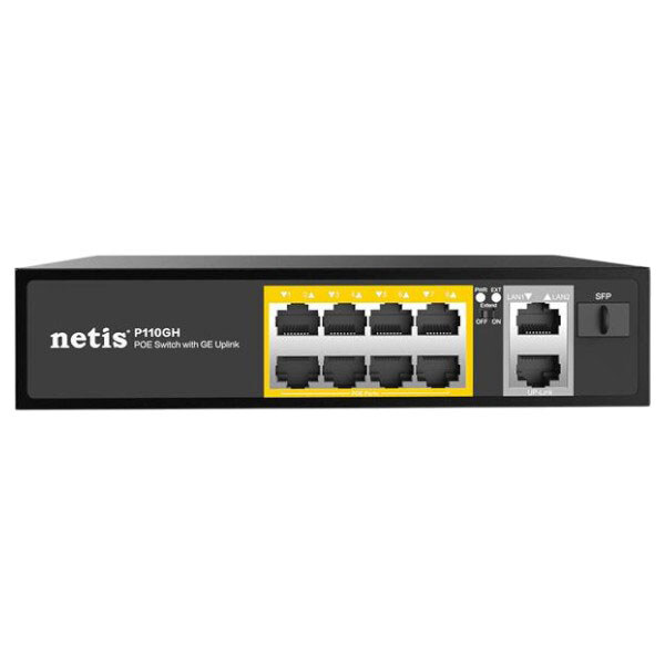 Коммутатор Netis P110GH, Черный - № 1 Коммутатор Netis P110GH, Черный - № 1
