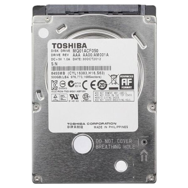 HDD-накопитель Toshiba MQ01ACF050, 500 Гб. - № 1 HDD-накопитель Toshiba MQ01ACF050, 500 Гб. - № 1