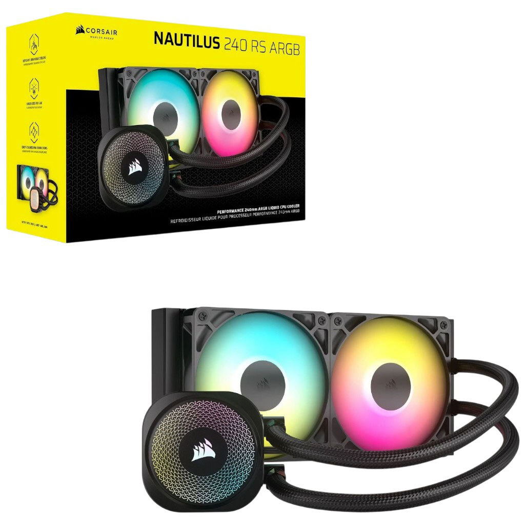 Система водяного охлаждения Corsair Nautilus 240 RS ARGB - № 9 Система водяного охлаждения Corsair Nautilus 240 RS ARGB - № 9