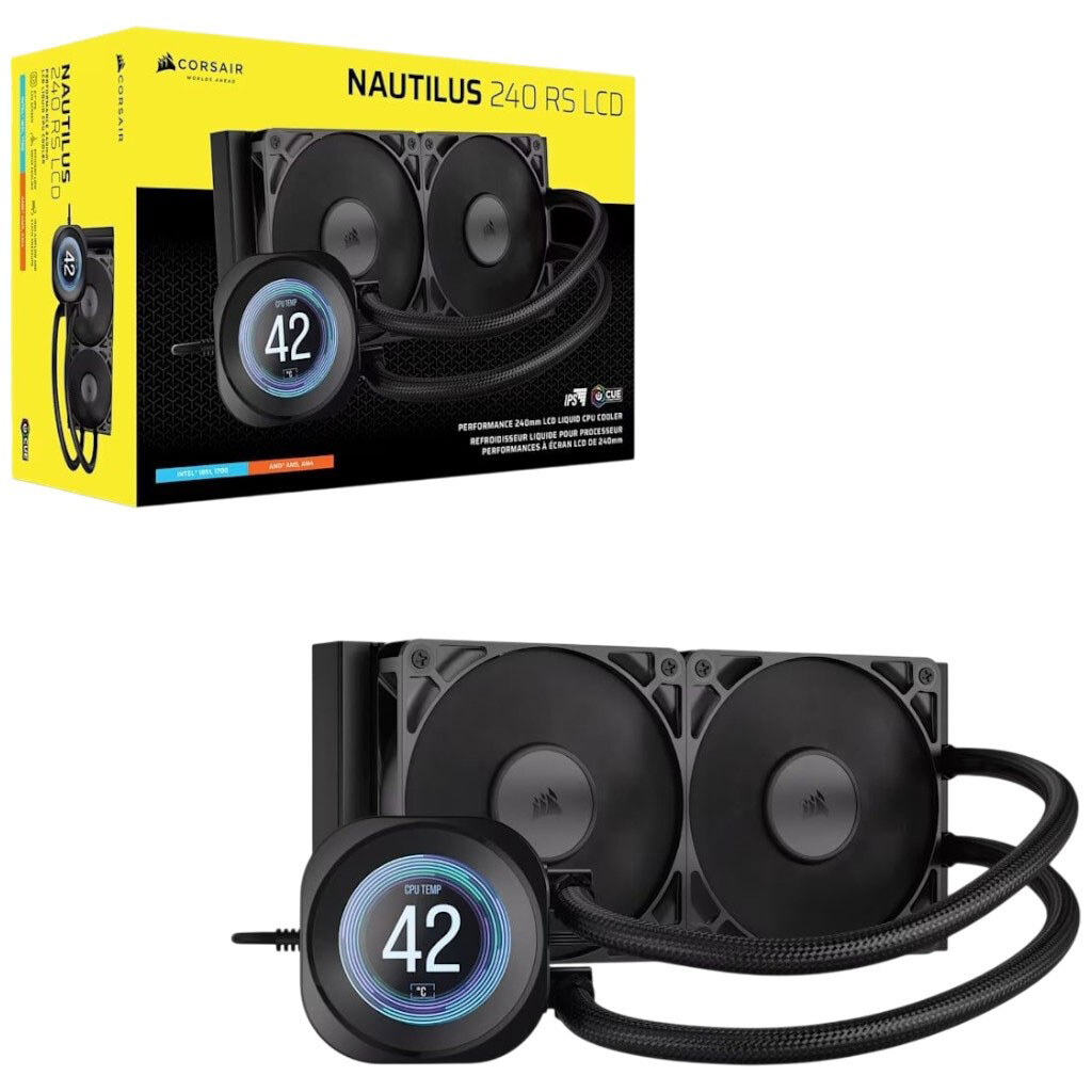 Система водяного охлаждения Corsair Nautilus 240 RS LCD - № 2 Система водяного охлаждения Corsair Nautilus 240 RS LCD - № 2