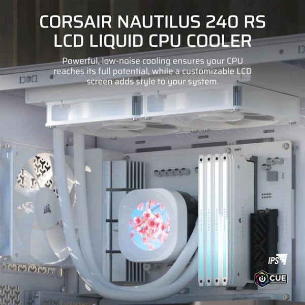 Система водяного охлаждения Corsair Nautilus 240 RS LCD - № 2 Система водяного охлаждения Corsair Nautilus 240 RS LCD - № 2