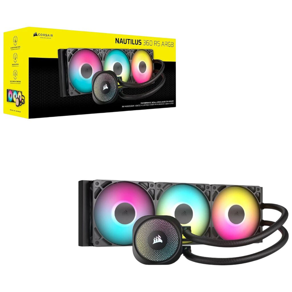 Система водяного охлаждения Corsair Nautilus 360 RS ARGB - № 10 Система водяного охлаждения Corsair Nautilus 360 RS ARGB - № 10