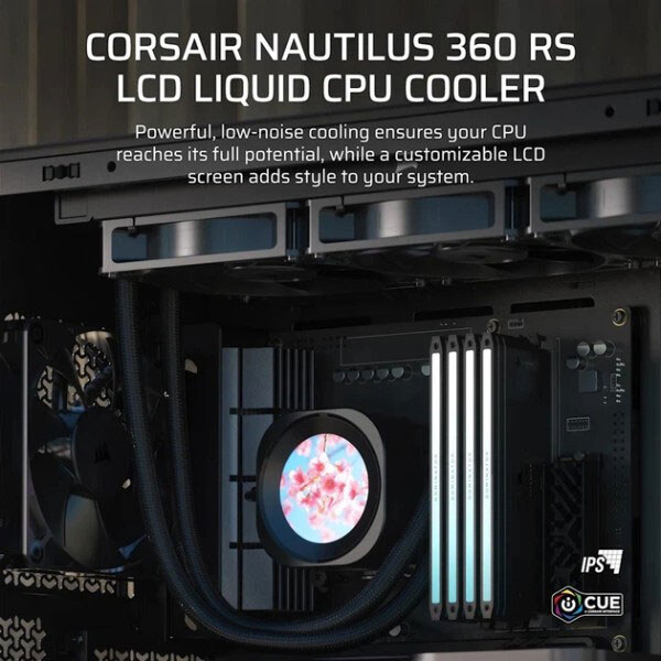 Система водяного охлаждения Corsair Nautilus 360 RS LCD - № 2 Система водяного охлаждения Corsair Nautilus 360 RS LCD - № 2