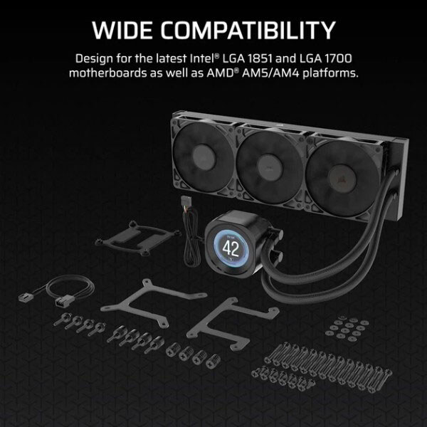 Система водяного охлаждения Corsair Nautilus 360 RS LCD - № 8 Система водяного охлаждения Corsair Nautilus 360 RS LCD - № 8