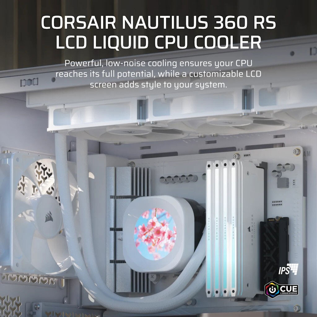 Система водяного охлаждения Corsair Nautilus 360 RS LCD - № 2 Система водяного охлаждения Corsair Nautilus 360 RS LCD - № 2