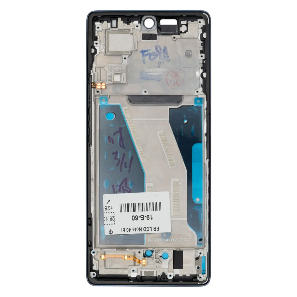 Рамка дисплея Infinix Note 40, Черный - № 2 Рамка дисплея Infinix Note 40, Черный - № 2